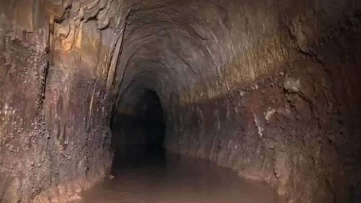 The longest water tunnel in the world linking Jordan and Syria, built in the days of the Romans 130 AD